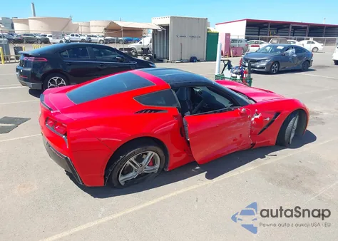 2016 Chevrolet Corvette Stingray из США, поврежденный, VIN 1G1YB2D72G5111686